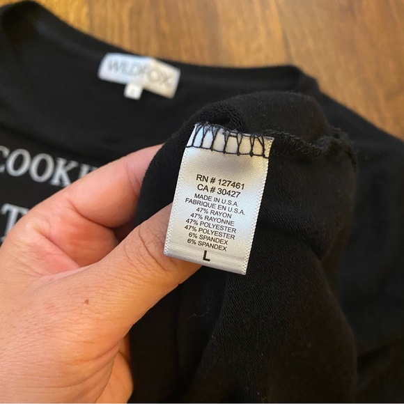 Wildfox “Cooking Rule” Soft Long Sleeve Shirt - Picture 4 of 4